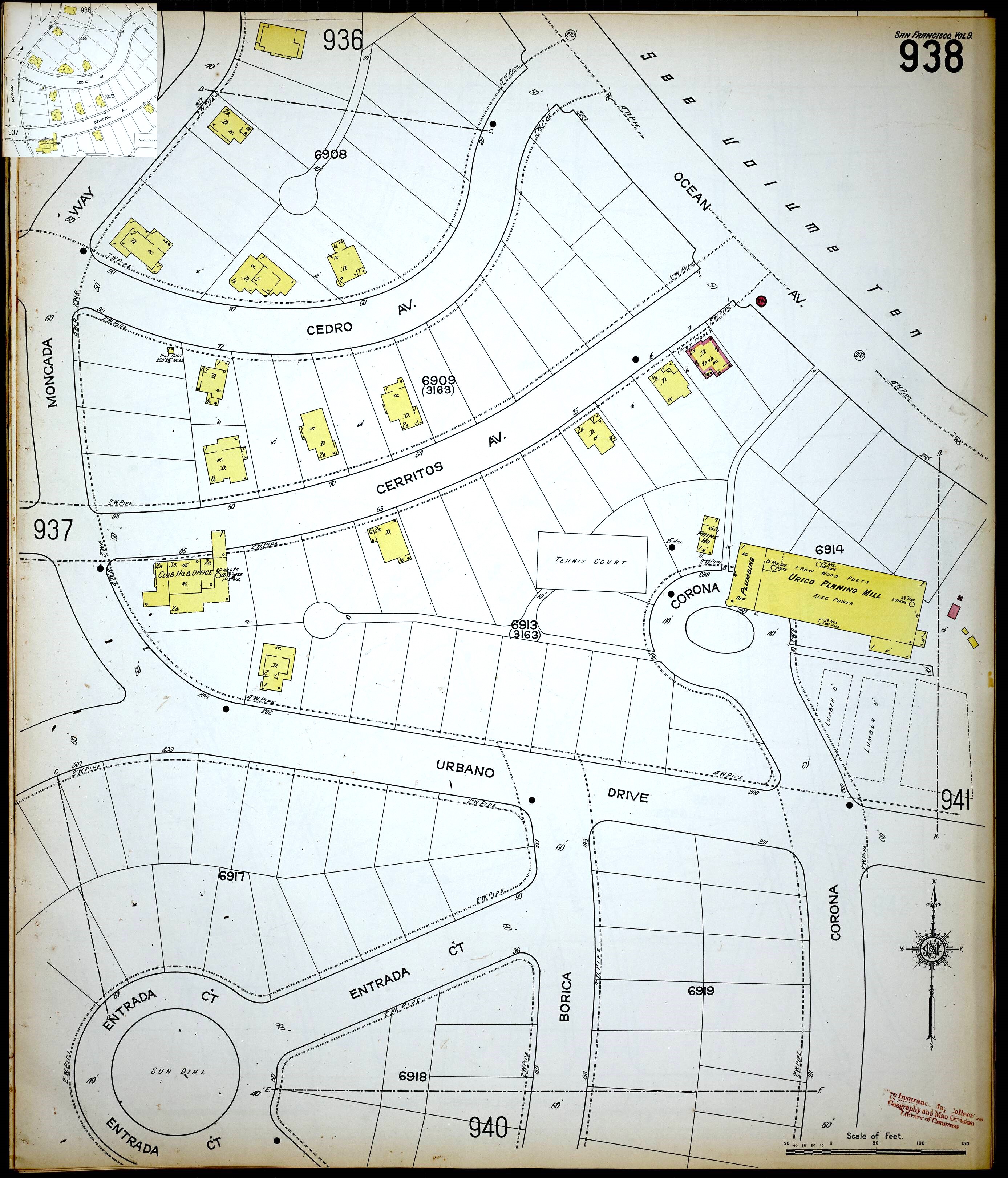 Ingleside Terraces map