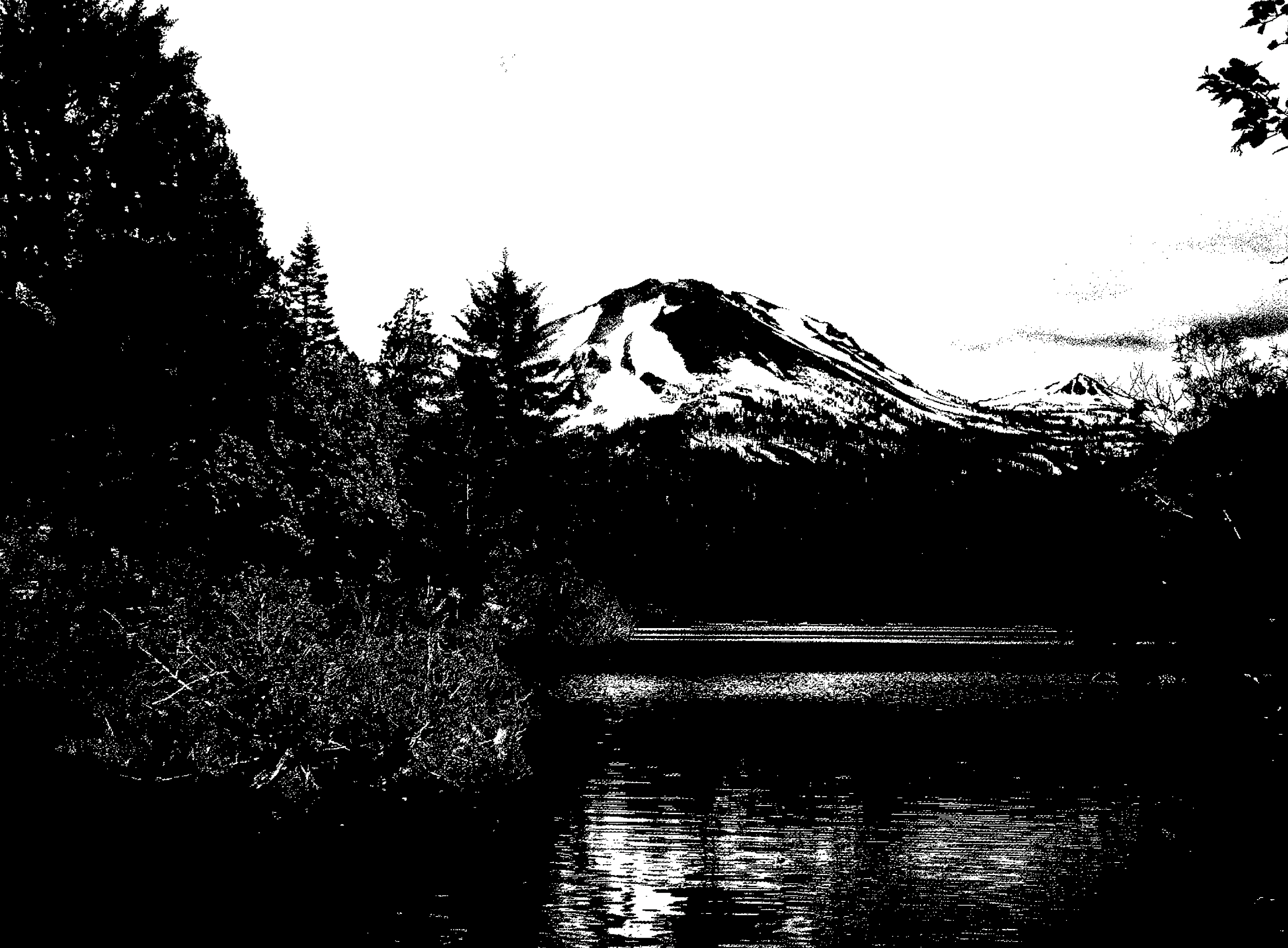 Mt. Lassen fax art