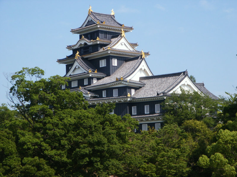 Okayama, Japan, Black Crow Castle