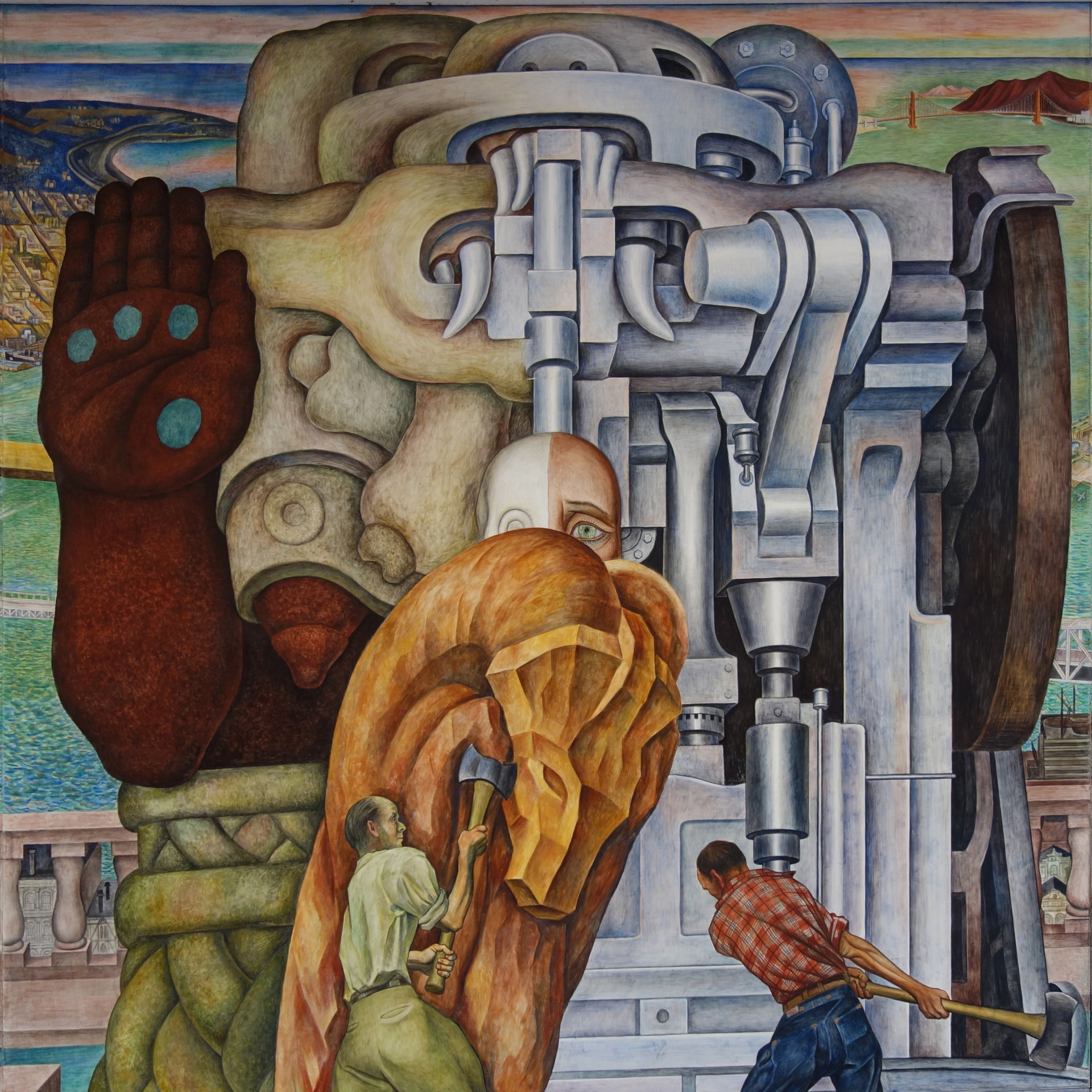 Diego Rivera mural CCSF