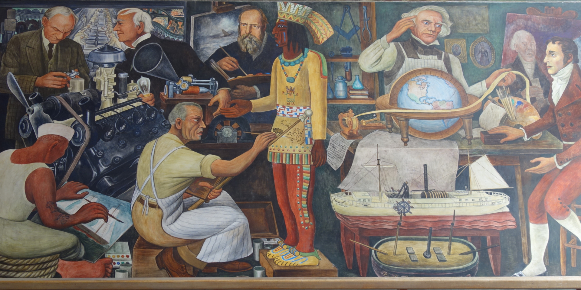 Diego Rivera mural CCSF