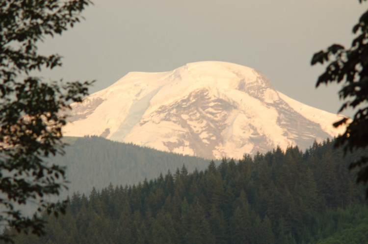 Mt. Baker alpenglow