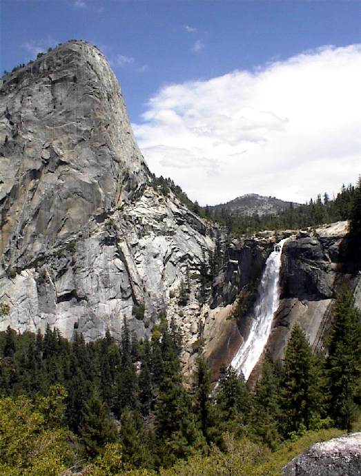 Liberty Cap and Nevada Falls, Yosemite