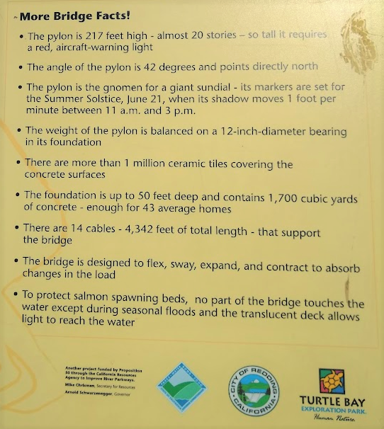 Sundial Bridge Redding CA